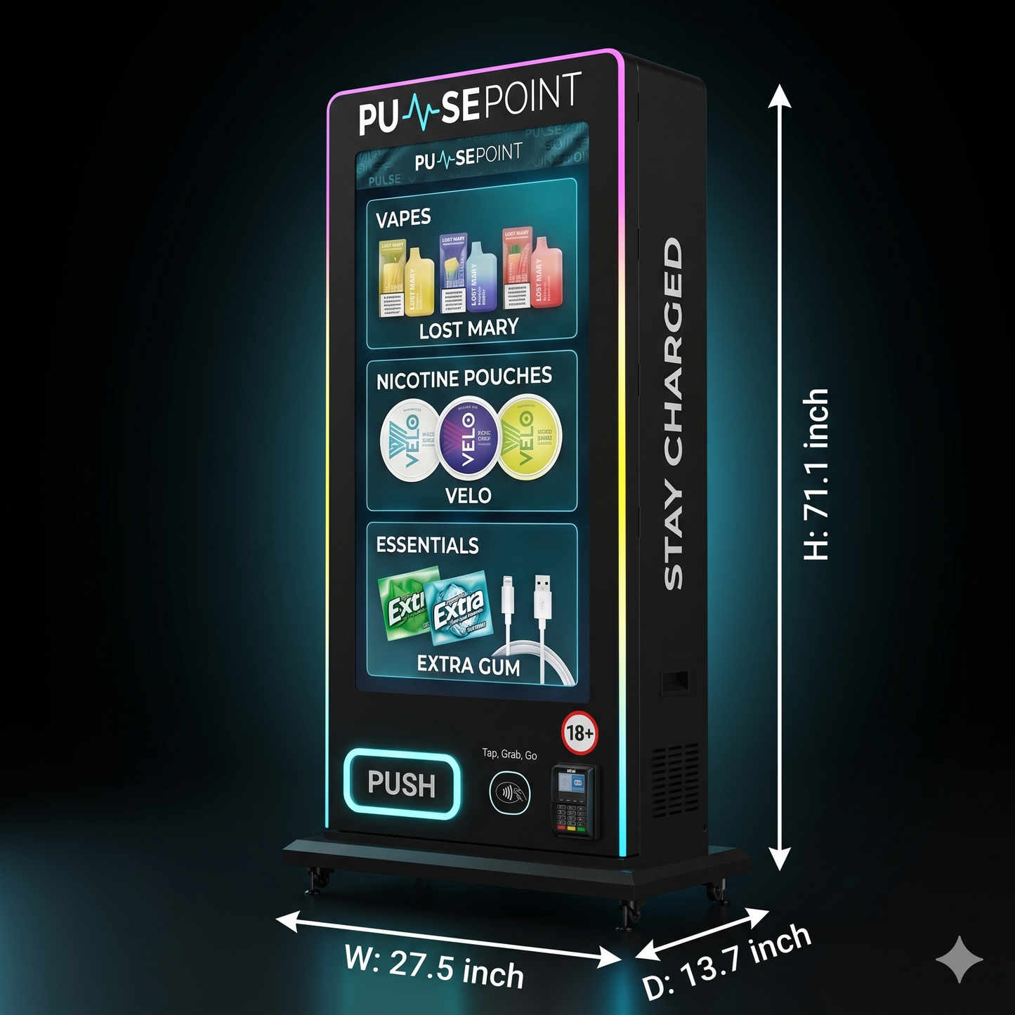 Slim Tower - PP Machine - Touchscreen